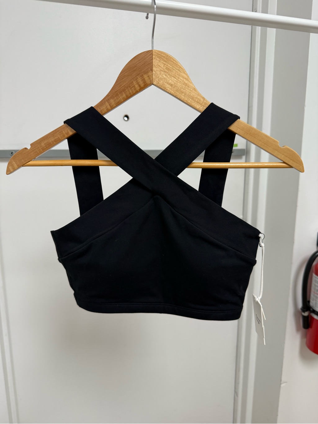 Black Cross-Back Sports Bra - Women Intimates & Sleepwear